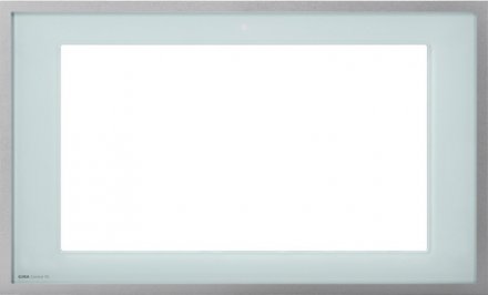 Рамка KNX/EIB салатовое стекло/алюминий