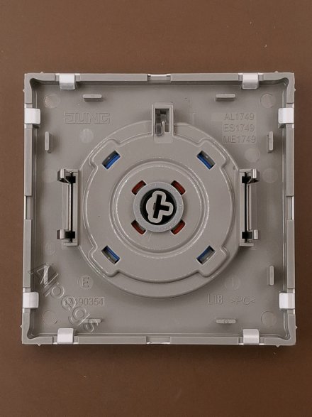 Крышка для регулятора подогрева пола; Металлическое исполнение, алюминий, AL 1749