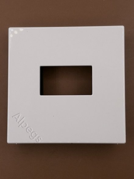 LS990 Плата для USB-зарядных устройств без видимого винта, термопласт, светло-серый LS1969USBLG