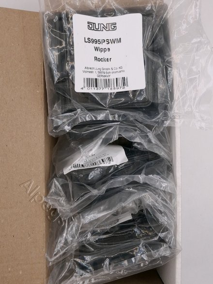 LS990 Клавиша 2-ная со стрелками вверх/вниз, цвет матовый черный LS995PSWM