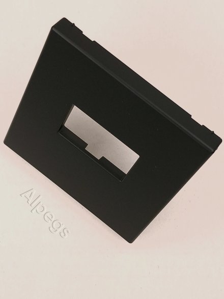 LS990 Плата для USB-зарядных устройств без видимого винта, термопласт, черный матовый LS1969USBSWM