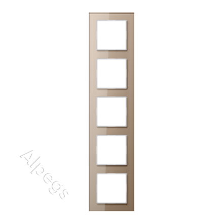 AC585GLCH A creation, Рамка 5постов, стекло шампань