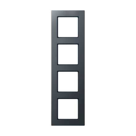A Creation Рамка 4-ная, матовый антрацит, AC584BFANM