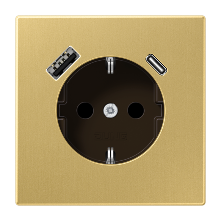 SCHUKO® socket with USB charger, ME 1520-15 CA C