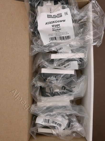 A590KO5WW Клавиша для контрольного выключателя; белый