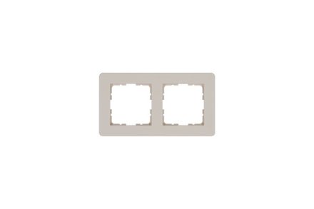 Рамка G-Flex 2-постовая, цвет Тауп, G1102T, JASMART