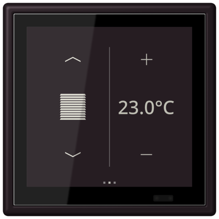 KNX комнатный контроллер LS TOUCH, LC 459 D1 S248