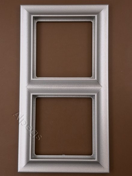 Рамка Eco Profi Standart 2-местная (алюминий) EPS482AL