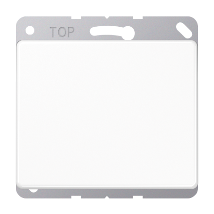 SL561BWW Крышка глухая с опорным кольцом; белая