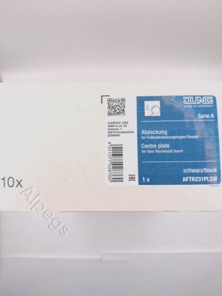 AFTR231PLSW Крышка для регулятора подогрева пола; черная. Артикул снят с производства. Замена артикул A1749BFSW