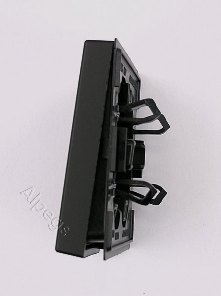 A500 Клавиша 2-ная, цвет матовый черный A595SWM