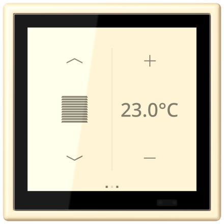 KNX комнатный контроллер LS TOUCH, LC 459 D1 S201
