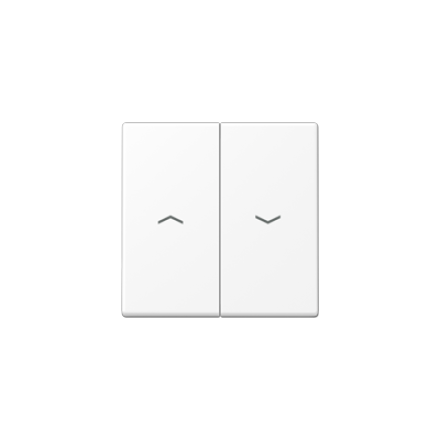A500 Клавиша 2-ная со стрелками вверх/вниз, цвет Матовый белый, Jung A595PWWM