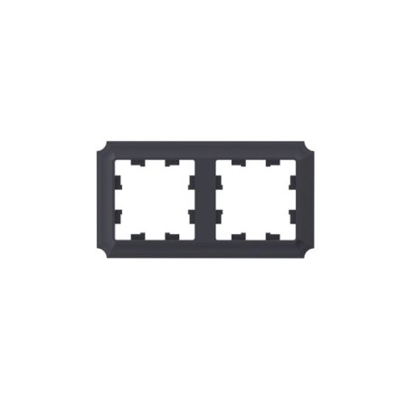 2-постовая РАМКА, цвет КАРБОН, AtlasDesign Antique, ATN101002