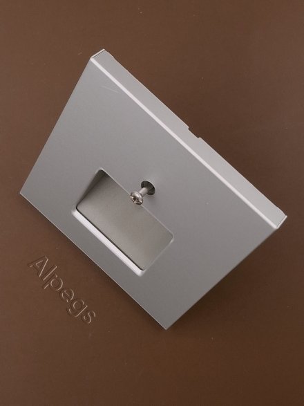 LSmetal Накладка для комп. розетки 2хRJ45, алюм. AL2969-2UA