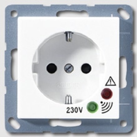 A521KIUF Штепсельная розетка SCHUKO 16А 250V  с защитой от перенапряжения