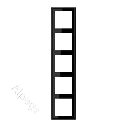 LS985SW Рамка 5-кратная; черная