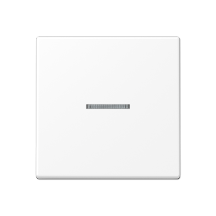 A500 Клавиша 1-ная с линзой, цвет Матовый белый, Jung A590KO5WWM