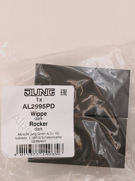 LSmetal Клавиша 2-ная со стрелками вверх/вниз, dark (лакир.алюм.) AL2995PD