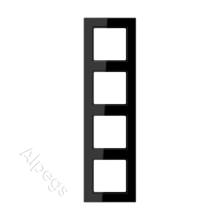 AC584SW Рамка 4-кратная; черная