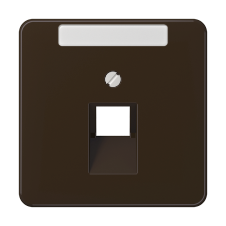 CD569-1NAUABR Крышка для ординарной телефонной и компютерной розетки  UAE; коричневая