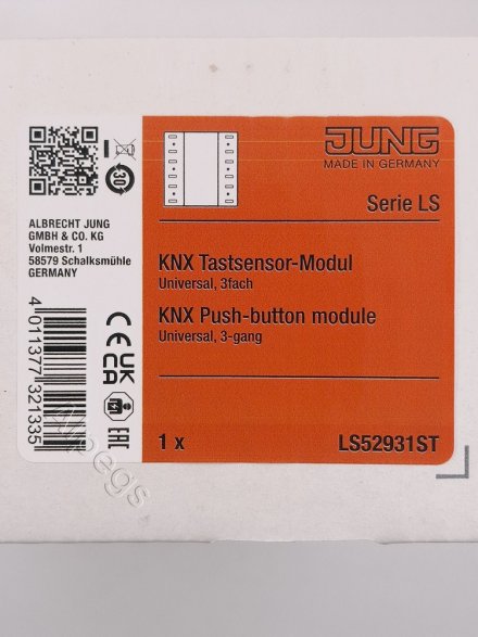 Кнопочный модуль F50 универсальный, 3 группы, в комплекте с LS50NA, LS990 LS52931ST