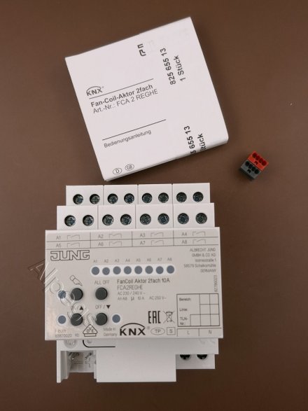 FCA2REGHE KNX Fan-Coil-актуатор (2-канальный?)