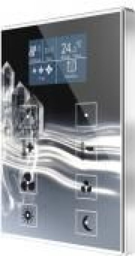 Алюминиевая рамка для сенсорных выключателей TMD, цвет хром