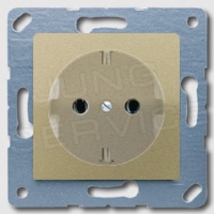 CD120BB Розетка  50*50мм (бронза) крепление винт