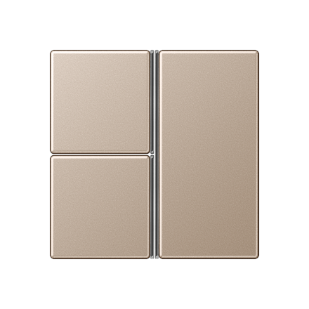 A403TSACH A 500, KNX Набор накладок 3 группы, комплект, шампань