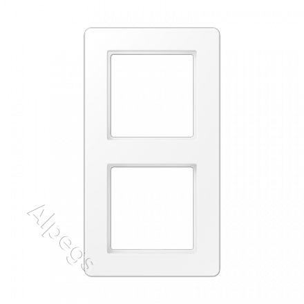 Jung A Flow - Рамка 2-ая, цвет Матовый белый AF582BFWWM