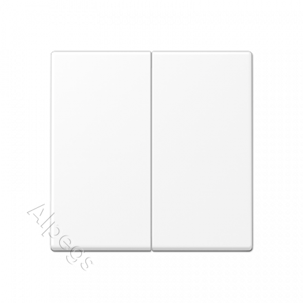 A500 Клавиша 2-ная, цвет Матовый белый A595WWM