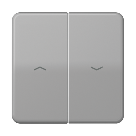 CD595PBFGR Клавиши для выключателя управления жалюзи 509VU и 539VU; серые