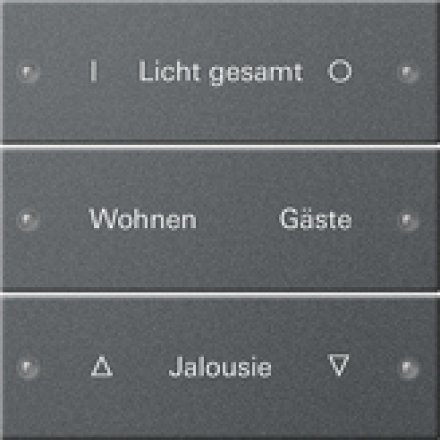 Набор клавиш 3-местный,  ГРАВИРОВКА