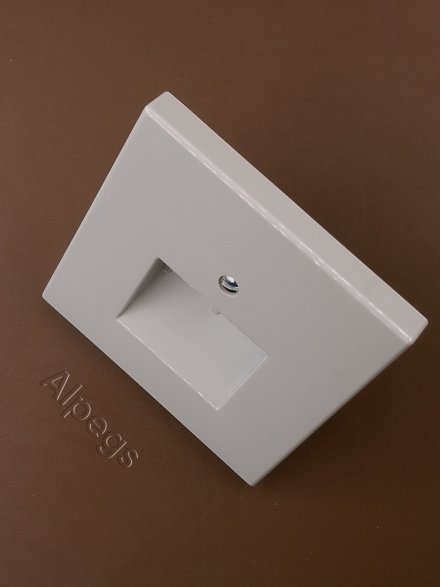 LS969-2UALG Крышка для двойной телефонной и компьютерной розетки UAE; светло-серая