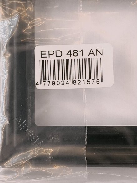 Рамка одинарная Jung Eco Profi Deco, антрацит, EPD481AN