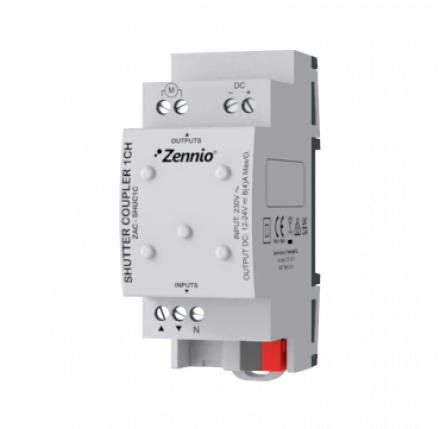 Адаптер AC/DC для жалюзийных актуаторов Shutter Coupler 1CH