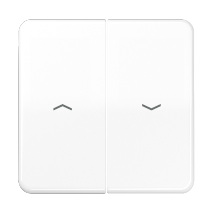 CD595PWW Клавиши для выключателя управления жалюзи 509VU и кнопки 539VU; белые