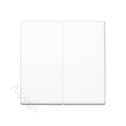 AS591-5WW Клавиши для сдвоенного выключателя; белые