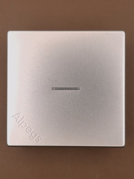 LSmetal Клавиша 1-ная с линзой, стальн. ES2990KO5