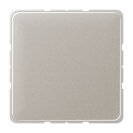 CD594-0PT Крышка без отверстий с несущим каркасом для произвольных вырезов; платина