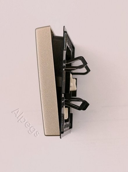 Клавиша для одинарного выключателя, шампань EP490CH