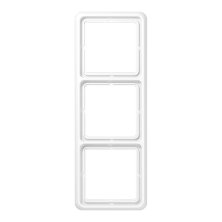 CD583WUWW Рамка для вертикальной и горизонтальной установки ударопрочная, 3-кратная; белая