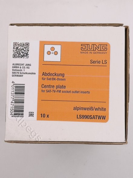 LS990SATWW Крышка для  SAT-TV-розетки; белая
