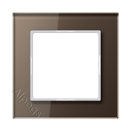 AC581GLMO Рамка 1пост, стекло мокко