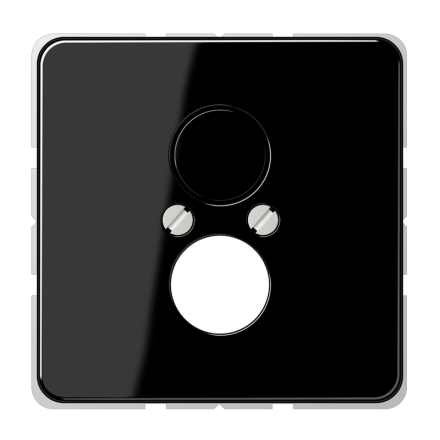 CD562SW Крышка для 2-х гнезд; черная