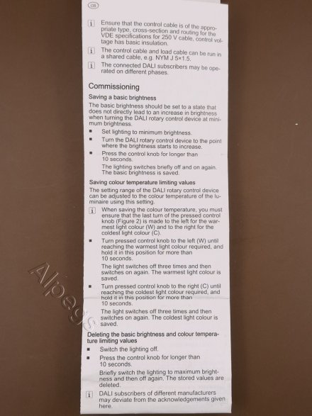 DALI-диммер, питающий 1741DSTE