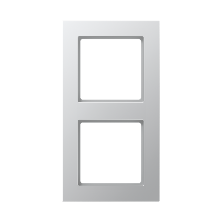 AC582AL Рамка 2-кратная; алюминий