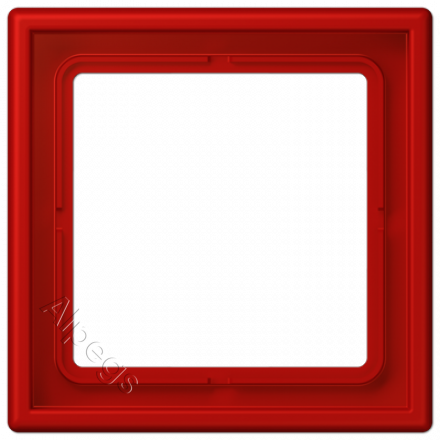 Jung Рамка на 1 пост, дюропласт Les Couleurs Le Corbusier, цвет rouge vermillon 31 LC981227