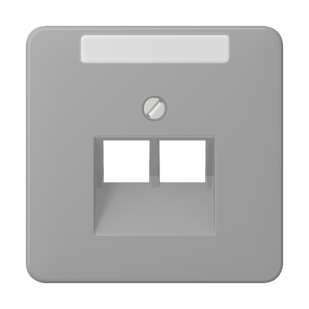CD569-2NAUAGR Крышка для ординарной телефонной и компютерной розетки  UAE; серая